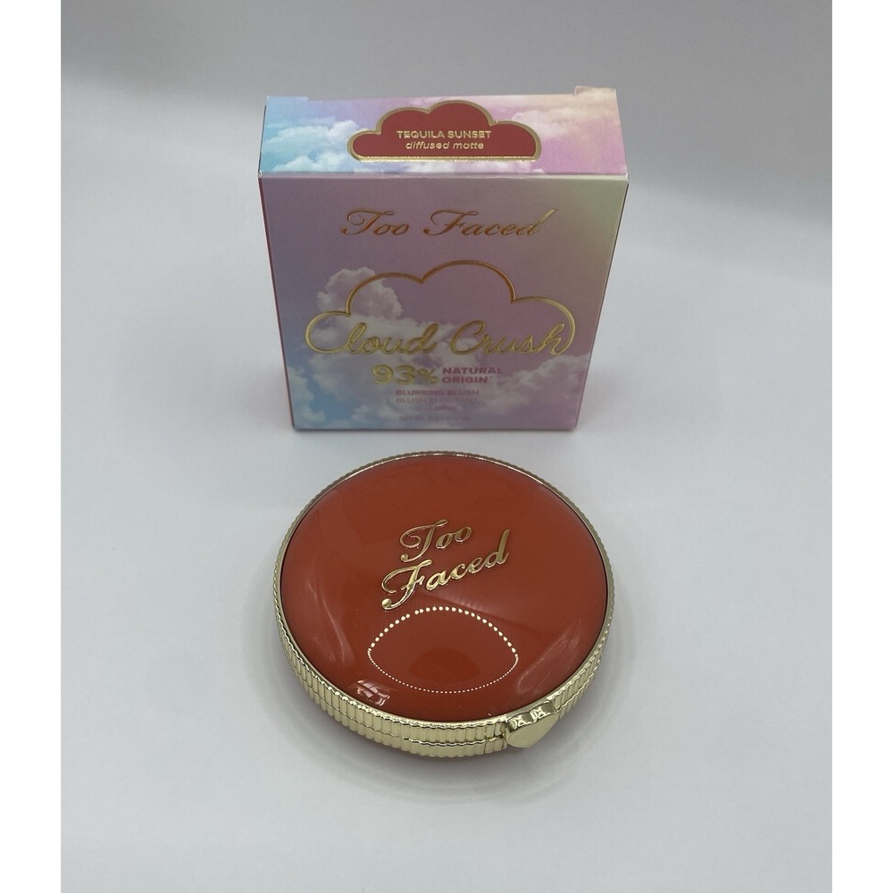 Too Faced Cloud Crush Blurring Blush Tequila Sunset Diffused Matte 5 g New - Picture 11 of 16